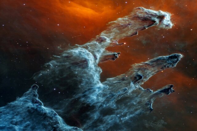 تصویر خیره کننده جیمز وب از یک کهکشان مارپیچی