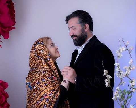 بهاره رهنما و همسرش در مشهد + عکس