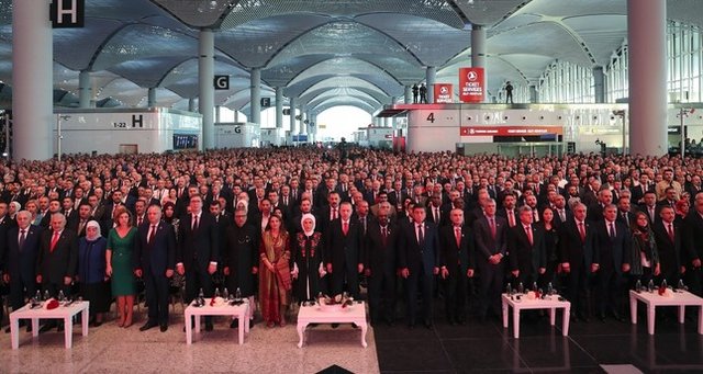 اردوغان فرودگاه جدید استانبول را افتتاح کرد
