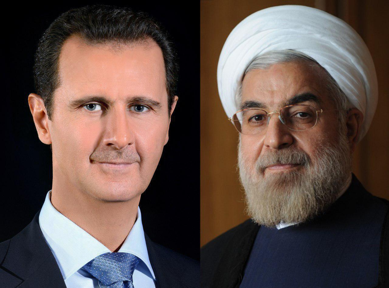 تماس تلفنی روحانی با بشار اسد 