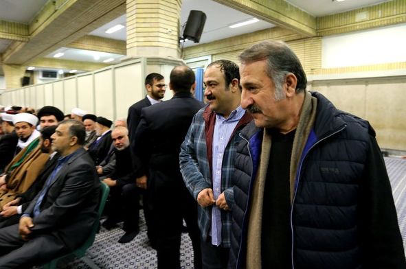 مهران غفوریان و مهران رجبی در دیدار امروز مسئولان نظام با رهبر انقلاب+عکس 