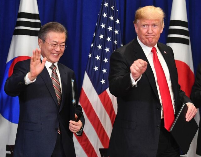 ترامپ با پرونده کره‌شمالی به کره‌جنوبی می‌رود