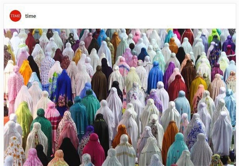 عکس مجله تایم از نماز زنان‌ مسلمان اندونزی +تصویر