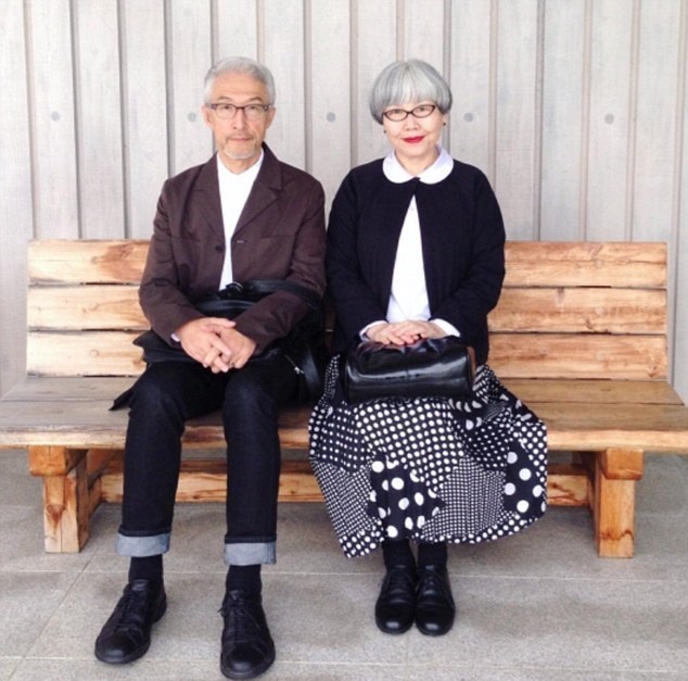 زوج خوش‌تیپی که ۳۷ سال لباس‌هایشان را با هم ست کردند +عکس