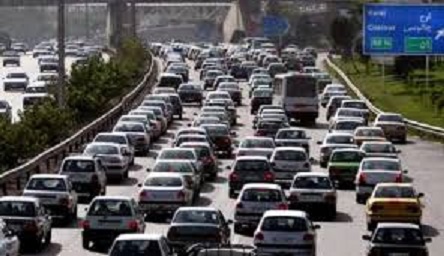  ترافیک سنگین در آزادراه تهران- کرج