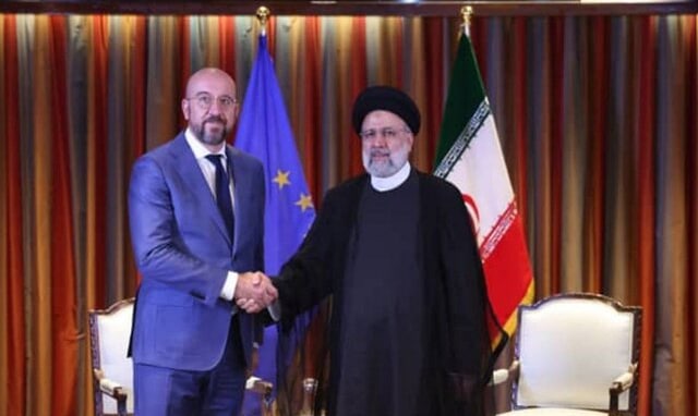 دیدار و گفت و گوی رییس جمهور ایران و رییس شورای اروپا