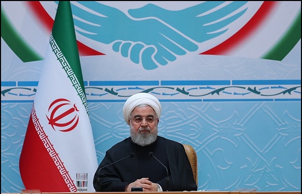روحانی: ایجاد اختلاف در منطقه از آثار توطئه‌های آمریکا است +فیلم