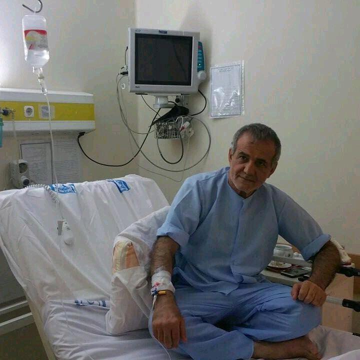 نایب رییس مجلس روی تخت بیمارستان +عکس