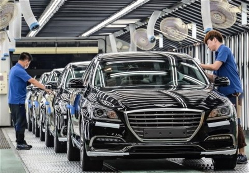 کاهش صادرات خودرو در کره جنوبی