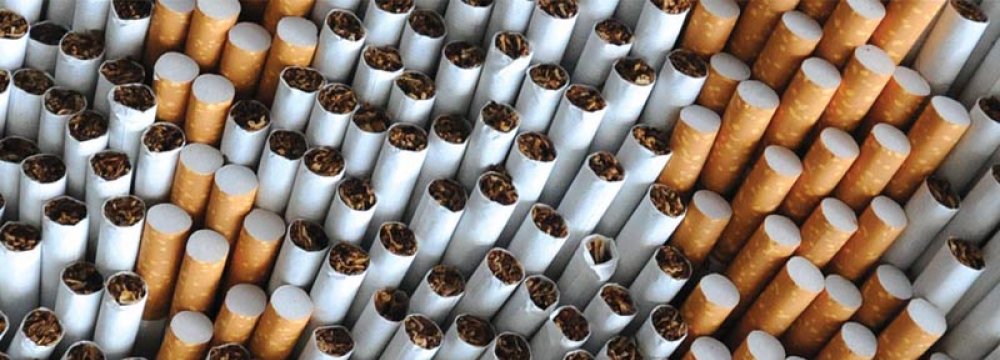 واردات کاغذ سیگار ۱۵ میلیون دلاری شد