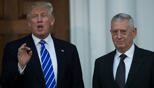 ترامپ ژنرال ماتیس را برای وزارت دفاع آمریکا برگزید