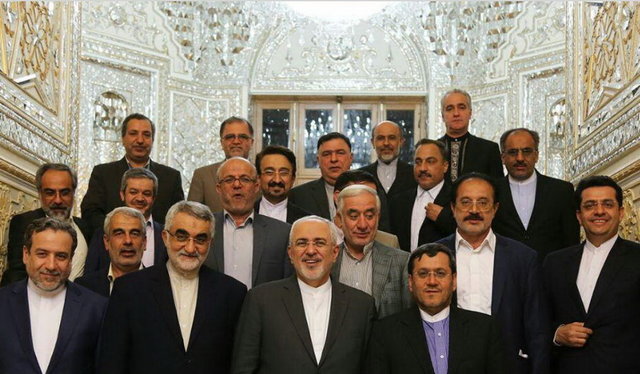 میزبانی ظریف از رییس و اعضای کمیسیون امنیت ملی مجلس +عکس