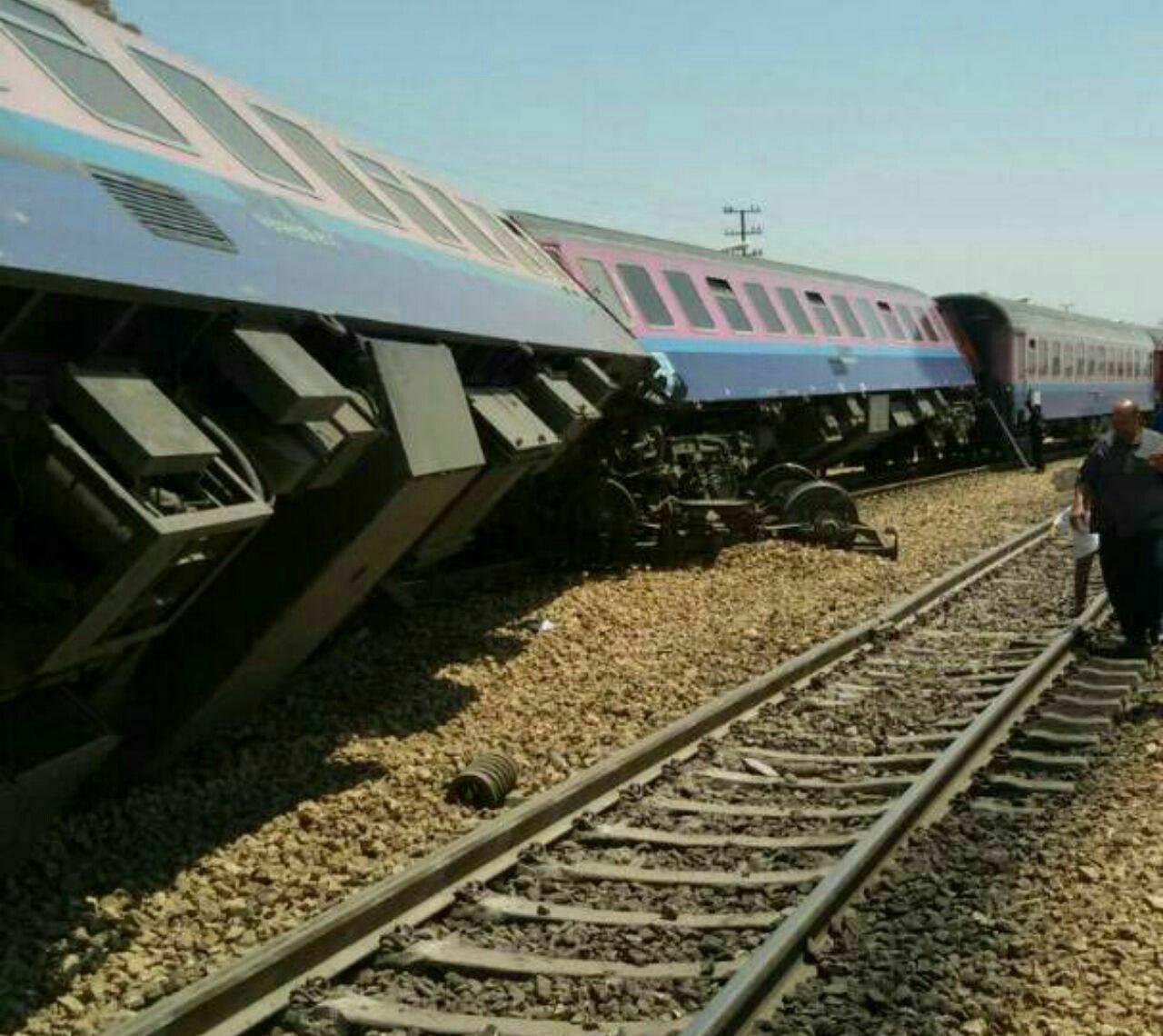 قطار اهواز-مشهد از ریل خارج شد +تکمیلی