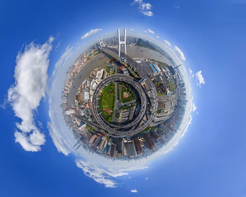 تصویر 360درجه زیبا از شانگهای