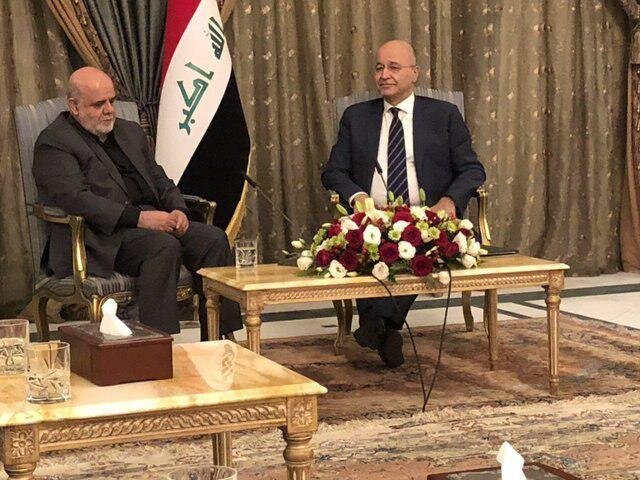 سفیر ایران در بغداد بر حمایت از ثبات، امنیت و توسعه اقتصادی عراق تاکید کرد