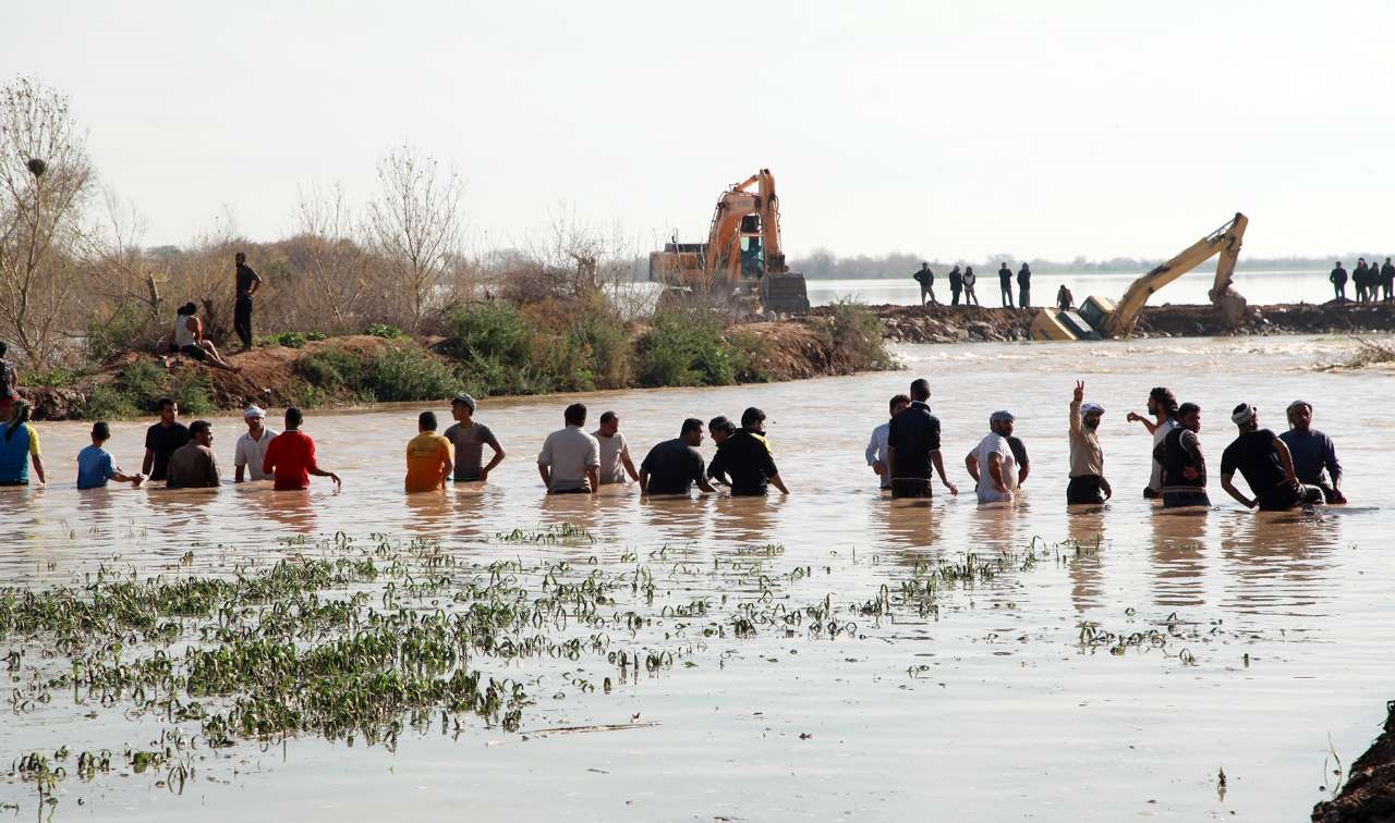 خطر سیلاب در رودخانه کرخه همچنان ادامه دارد