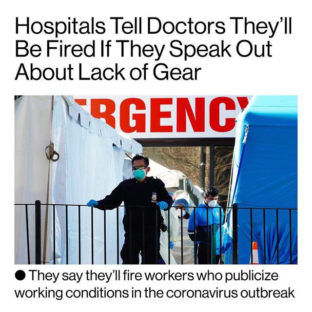 تهدید کارکنان پزشکی آمریکا به اخراج در صورت افشای اطلاعات بیمارستان‌ها