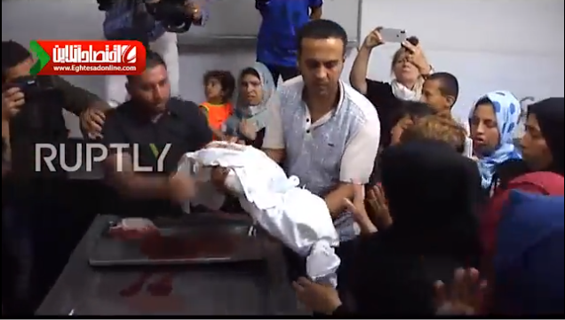 مرگ دلخراش کودک ۸ماهه فلسطینی در نوار غزه +فیلم 
