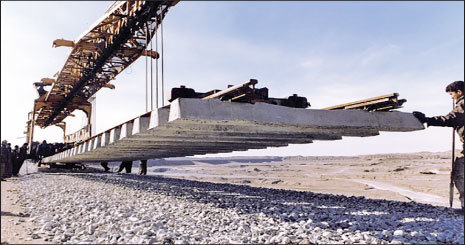 اتمام زیرسازی راه‌آهن قزوین- رشت