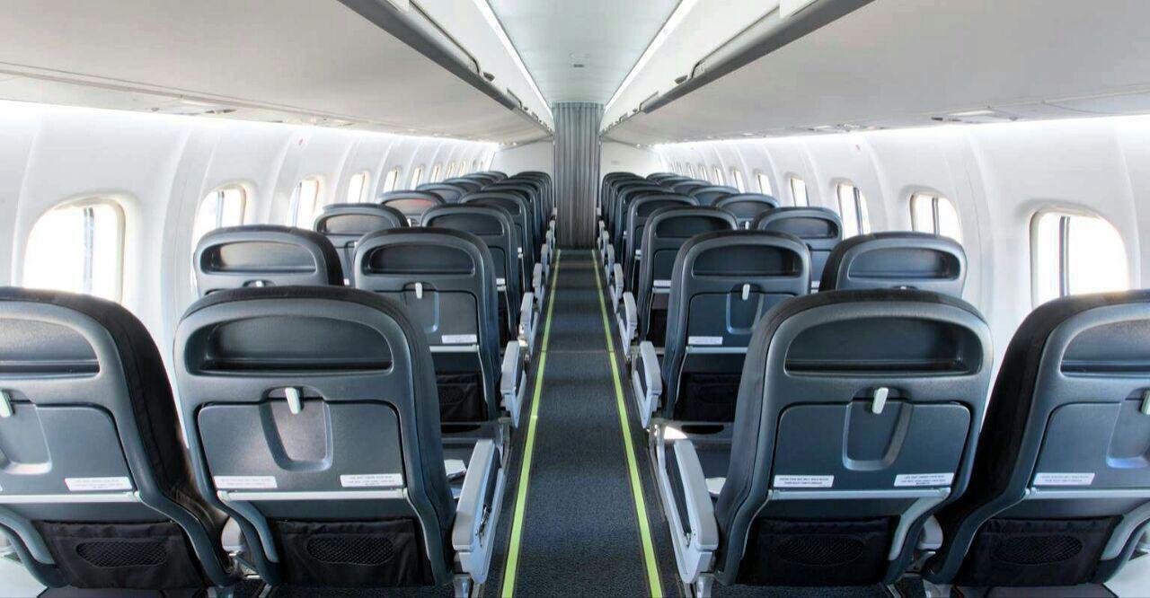 کابین هواپیمای مدرن ATR۷۲-۶۰۰ +تصویر