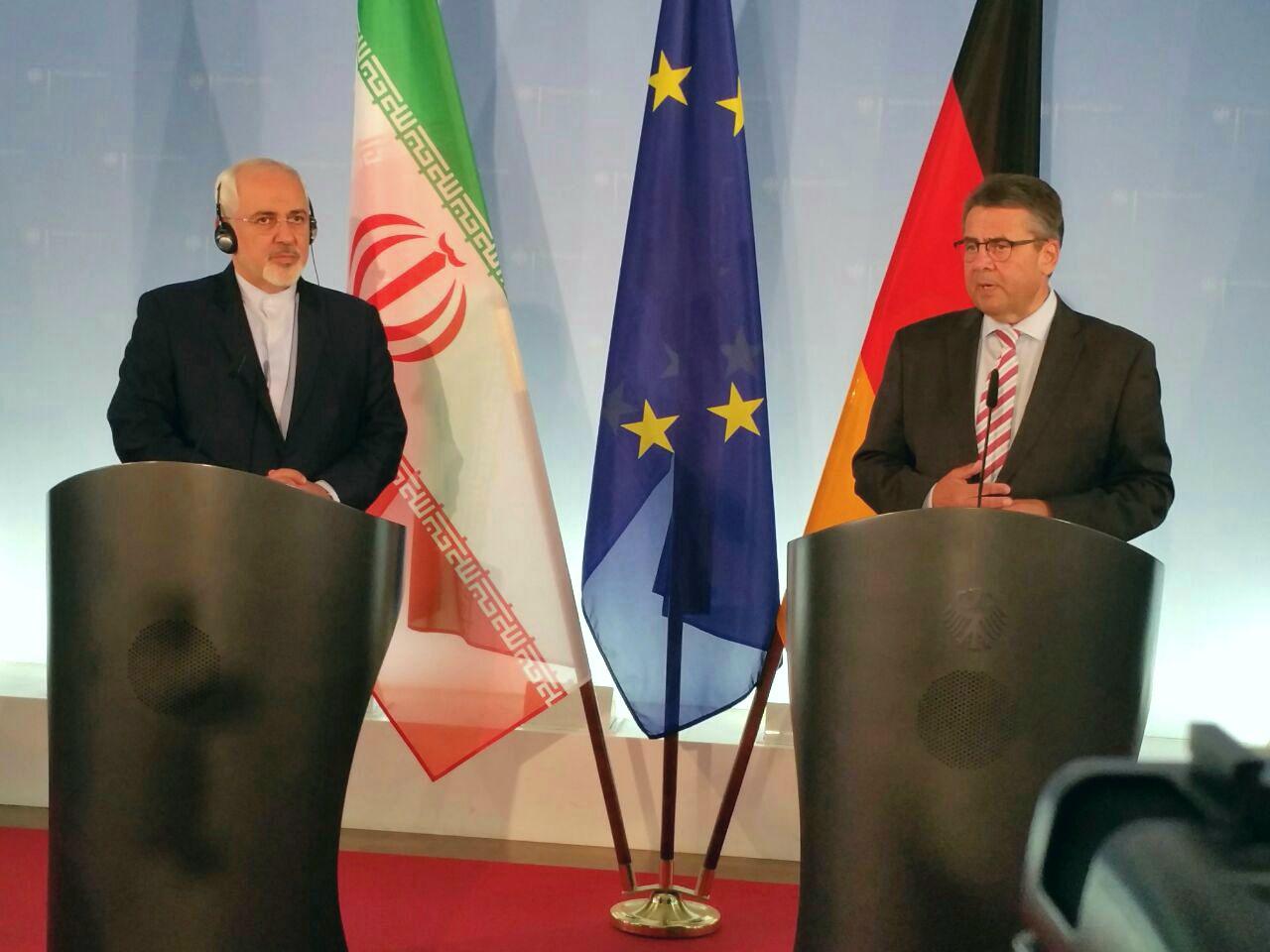ظریف: شاهد گسترش مناسبات اقتصادی ایران و آلمان هستیم