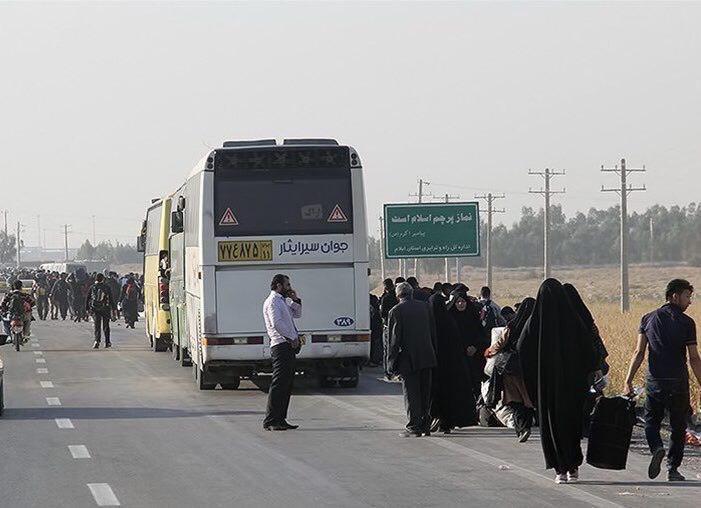 کرایه اتوبوس تهران تا مرز مهران چقدر است؟