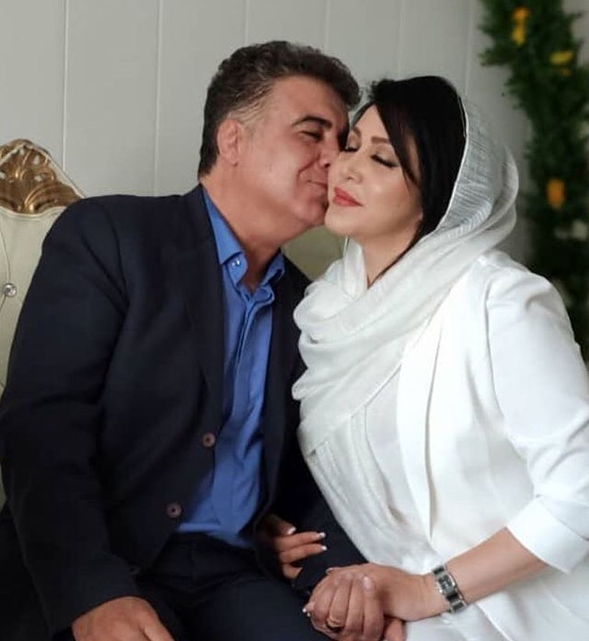 سلفی حسن شکوهی با همسر جدیدش + عکس