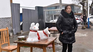 فروش آدم برفی در چین