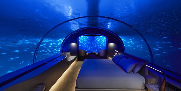 در این هتل زیرآبی در کنار ماهی‌ها بخوابید +تصاویر