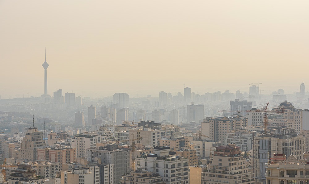 عبور شاخص آلودگی هوا از مرز ۲۰۰واحد در شرق تهران