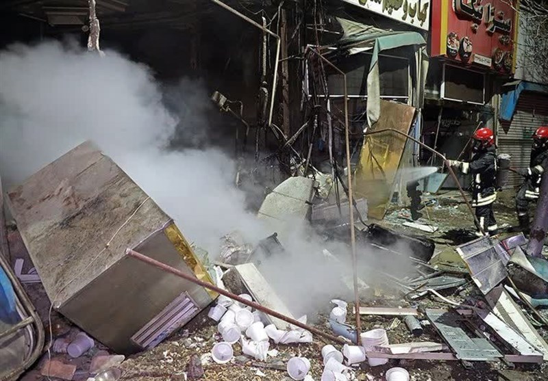 انفجار گاز در میدان طبرسی مشهد / ۱۲ شهروند مصدوم شدند + عکس
