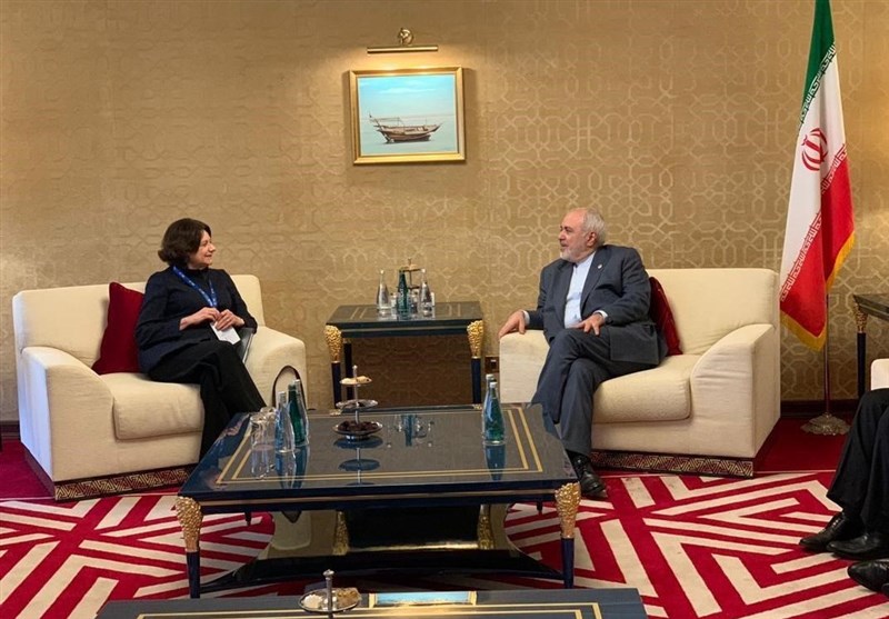 دیدار ظریف با دبیرکل سازمان ملل در قطر