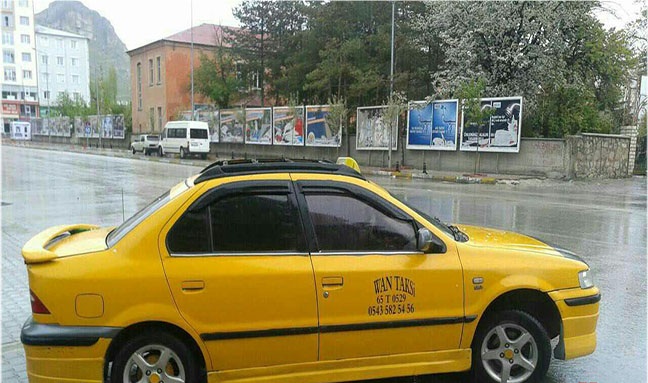 تاکسی سمند در ترکیه +عکس
