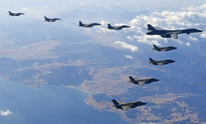  بمب افکن های آمریکا در رزمایش با کره جنوبی شرکت نمی کنند