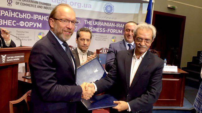 امضای یادداشت تفاهم اتاق بازرگانی ایران و اوکراین