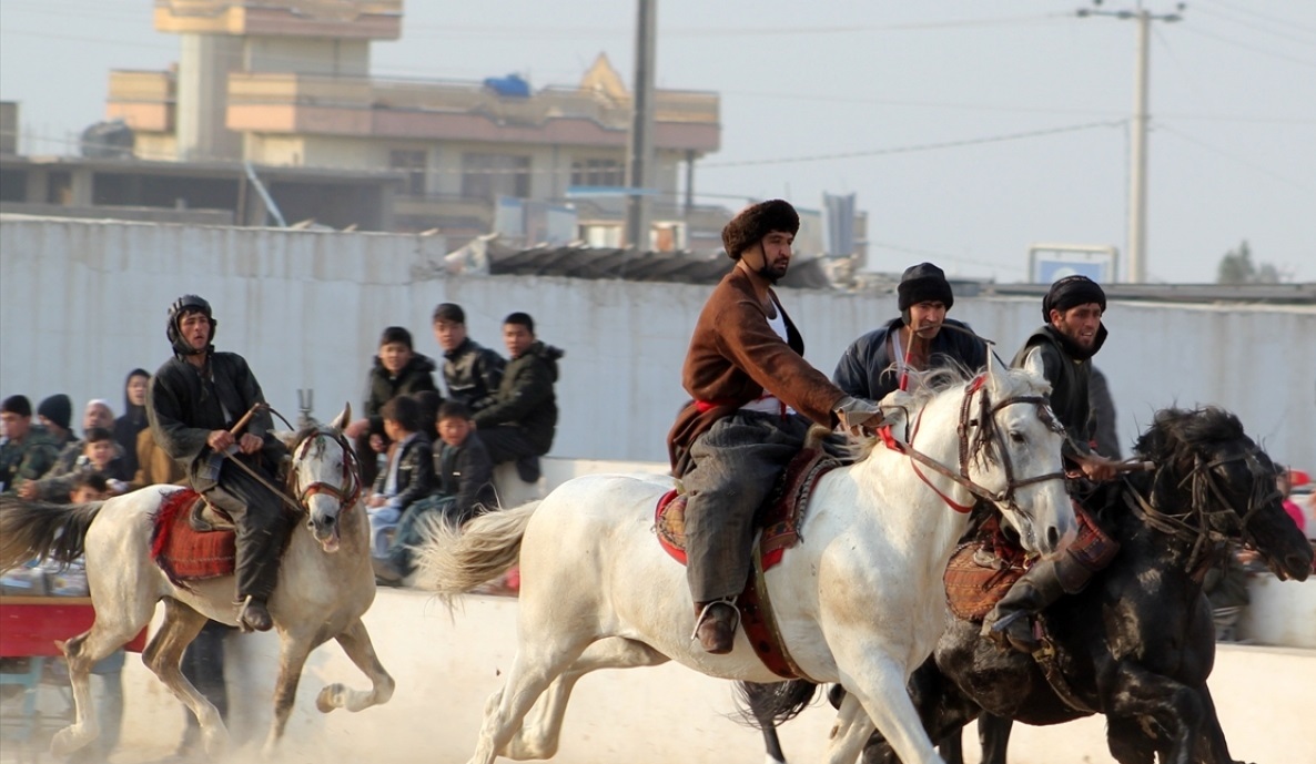 مسابقه بزکشی در افغانستان +عکس
