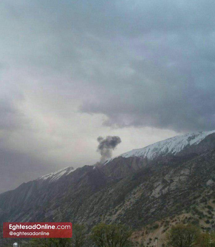 اولین دقایق سقوط هواپیمای ترکیه‌ای +عکس