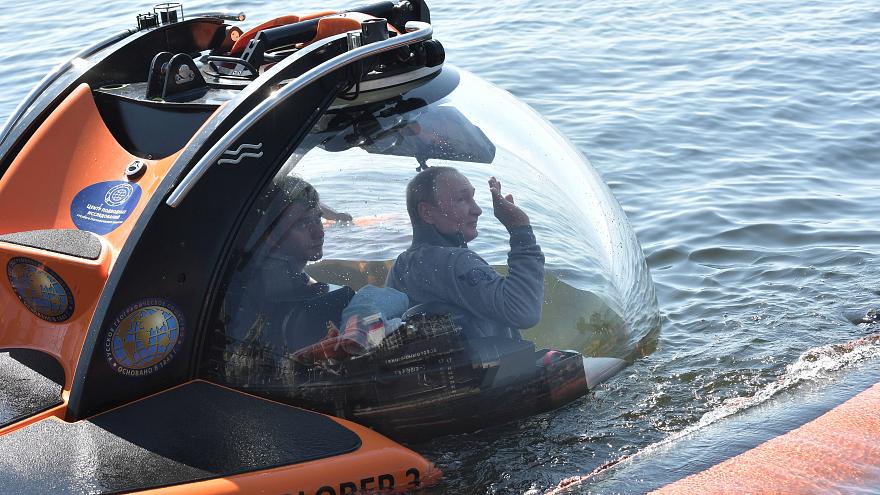 سفر پوتین با زیردریایی به اعماق خلیج فنلاند +فیلم