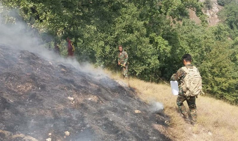 مهار آتش‌ سوزی در جنگل‌ های استان گلستان