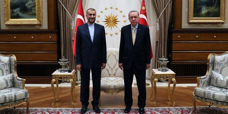 امیرعبداللهیان با اردوغان دیدار کرد + عکس