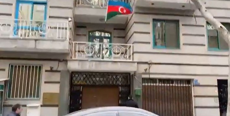 تایید شد؛ حمله مسلحانه به سفارت باکو در تهران + فیلم