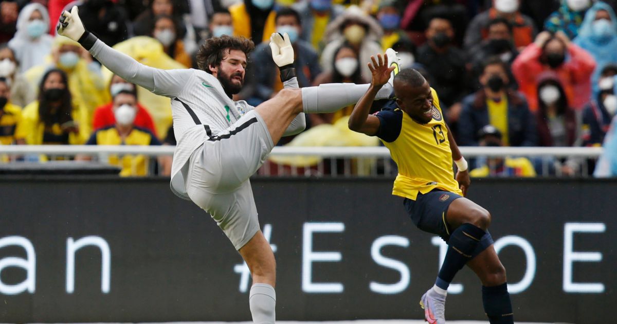 ۲۵ دقیقه مرگ آور در بازی اکوادور- برزیل