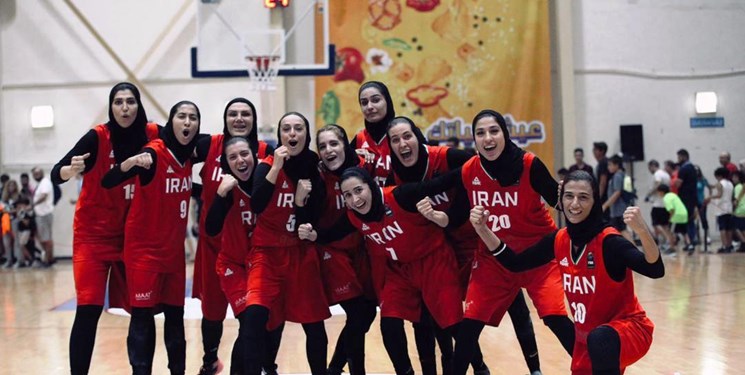 تیم ملی بسکتبال بانوان ایران تاریخ ساز شد