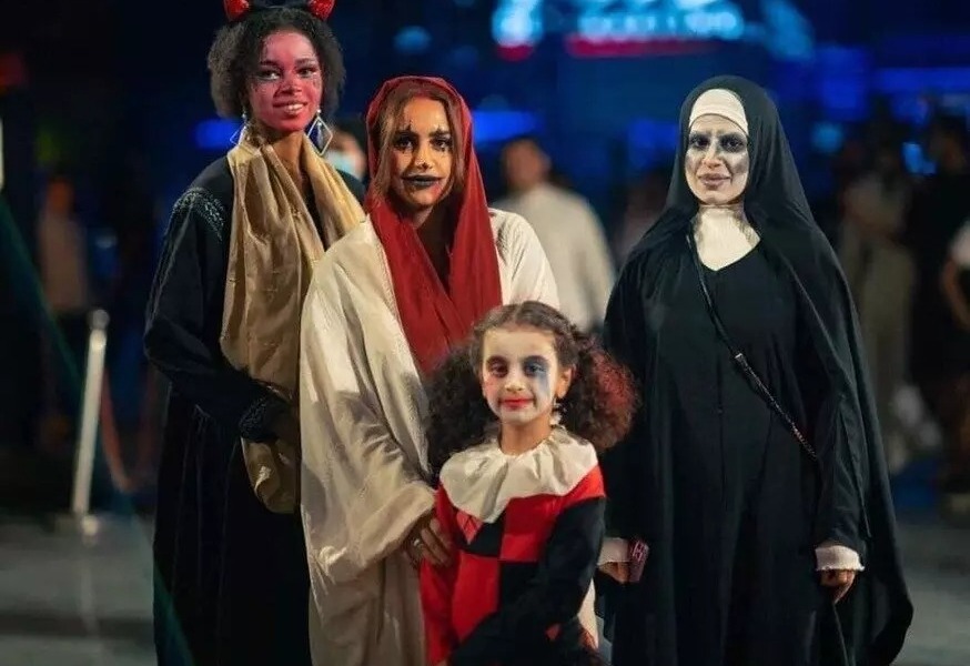 هالووین عجیب اماراتی ها + فیلم