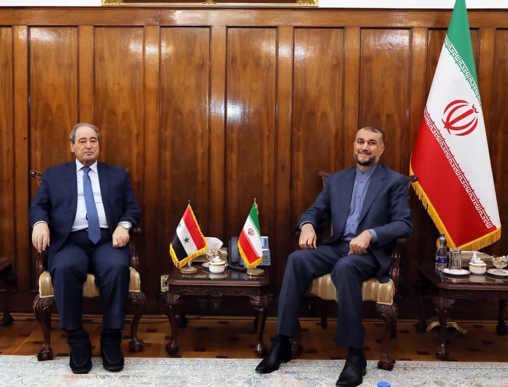 دیدار وزیران امور خارجه ایران و سوریه 