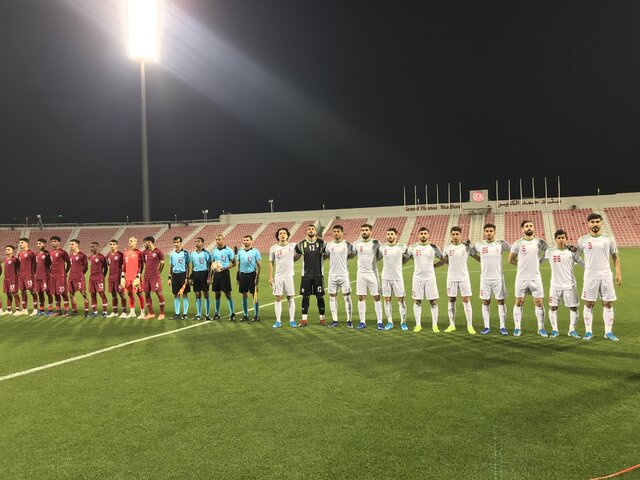 قطر در آخرین دقیقه از شکست مقابل تیم امید ایران گریخت