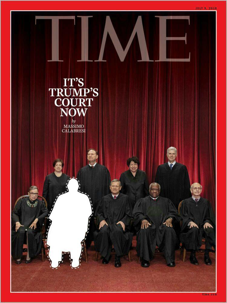دادگاه ترامپ؛ روی جلد نشریه تایم