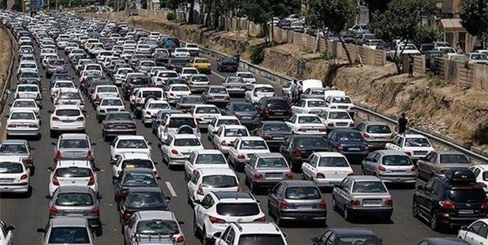 ترافیک نیمه‌سنگین در محور تهران- فشم