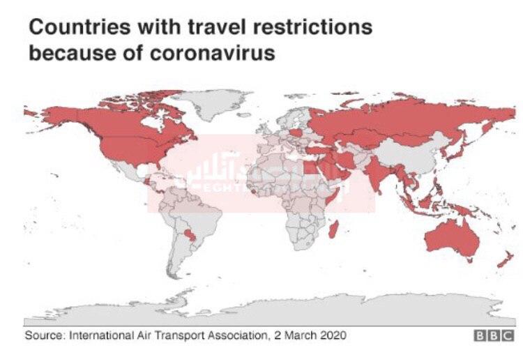 ویروس کرونا و محدودیت سفر