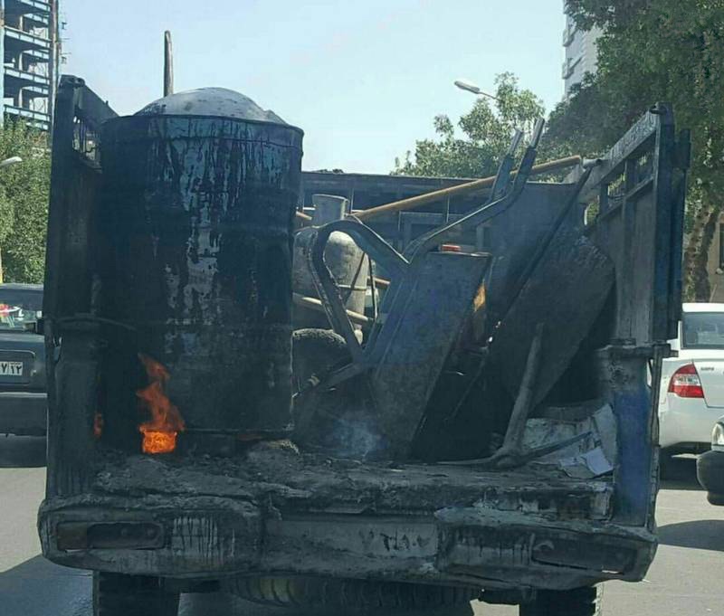 تردد بمب متحرک در خیابان‌های مشهد! +عکس